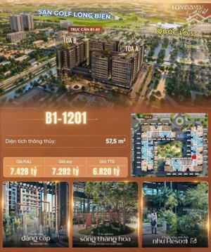 sở hữu ngay căn hộ long biên central - view nội khu | 57,5m2 - 6.8x tỷ | liên hệ: 