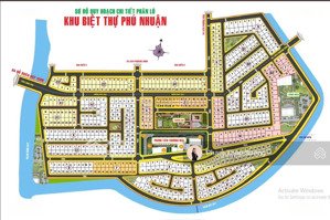 hàng ngon! nền góc 2 mặt tiền 300m2 kdc phú nhuận chỉ 87 triệu/m2 - đối diện global city