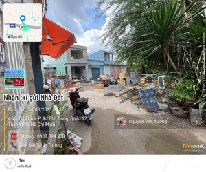 bán đất 1 sẹc võ thị thừa ngay chợ giá tốt 4.3mx12.4m