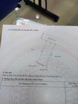 bán đất mặt ngõ 97 đoàn kết , đằng hải , hải an