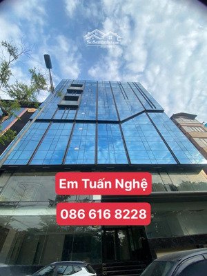 bán nhà mp hoàng văn thái nhà mới thông sàn kinh doanh đỉnh dt : 100m x 9t x mt 6,5 giá chỉ 50 tỷ