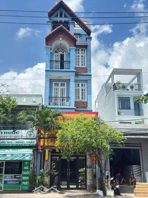 bán nhà 4tầng mặt tiền huỳnh tấn phát nhà bè vị trí kinh doanh siêu đỉnh dt: 5m x 18.5m( 92.5m2)