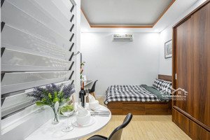 cho thuê phòng trọ full nội thất 25m2 ngã tư hàng xanh gần nguyễn gia trí đh ngoại thương, hutech