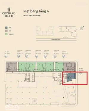 căn hộ sân vườn 1pn 1wc 2 ban công siêu hiếm tại orchard hill