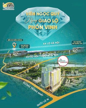 green diamond - viên ngọc cuối cùng trong tháp bcons city - mở bán giai đoạn f0 - cơ hội sinh lời