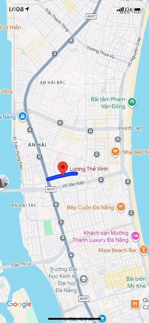 bán nhà mặt tiền đường lương thế vinh, an hải đông, sơn trà- gần biển