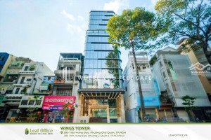 cho thuê văn phòng wings tower quận 5 380 trần hưng đạo, p. chợ quán(mới)/dt 260m2, giá 650.000đ/m2