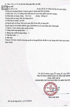 Bán đất mặt tiền KDC cao cấp Gia Hòa, Phước Long B, Q9, DT 136m giá 15.8 tỷ thương lượng.