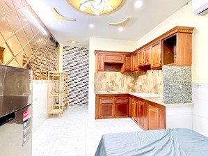 cho thuê phòng tầng trệt tạ quang bửu, quận 8: 30m2 full nội thất, không chung chủ. 4,5 triệu