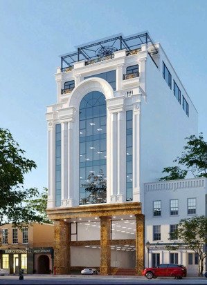 bán toà văn phòng 2 mặt tiền đường lạc long quân, 300m2 x 8t. mt 15m. 135 tỷ, cho thuê 300tr/th.