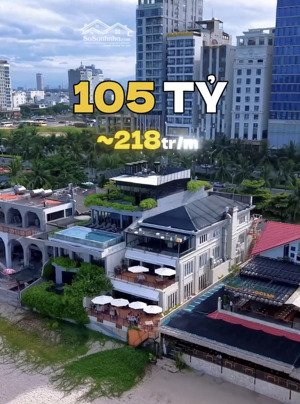 tôi bán nhà 3 tầng mặt biển 480m2 võ nguyên giáp. đà nẵng. đang cho thuê 250 triệu/tháng