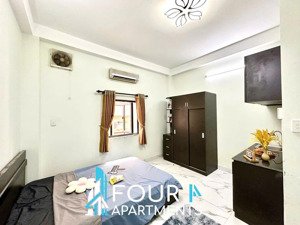 phòng trọ full nội thất cửa sổ thoáng mát decor siêu đẹp ngay gần đại học uef, hutech, hồng bàng