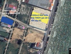 bán lô góc mặt đường 510b cách bãi tắm hải tiến 500m. tiện làm nhà hàng, khách sạn, hỗ trợ vay bank