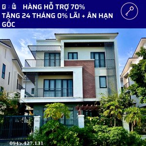 biệt thự đơn lập 280m2 siêu vip đối điện sun giá chỉ = 1/2 cách hồ tây 12km kđt centa riverside