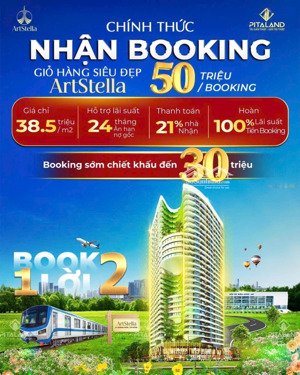 bán cc artstella, thống nhất, bình thắng, dĩ an, bình dương, 1,6 tỷ, 42m2