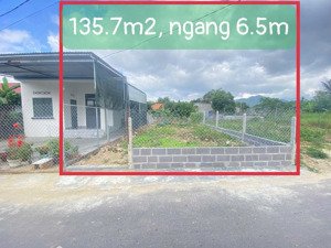 bán đất (135.7m2, ngang 6.5m),mặt đường thành hồ 2, diên phước .giá 1.3 tỷ, gần tỉnh lộ 8 chỉ 400m