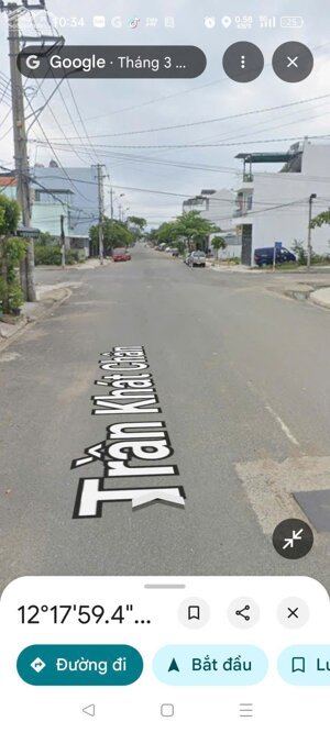 Cần bán lô đất mặt tiền đường Trần Khát Chân,khu Tây Mương,KDC Đường Đệ,P.Vĩnh Hoà, Nha Trang