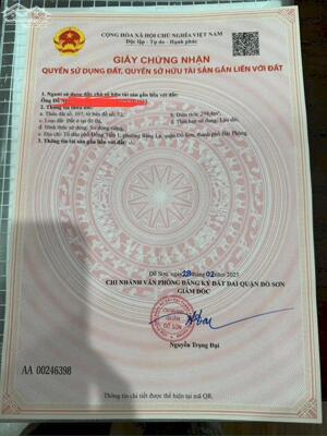 Bán đất Bàng La - Đồ Sơn - Hải Phòng