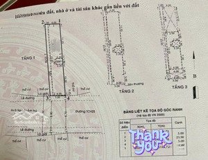 nhà 3 tầng mặt tiền đ. huỳnh thị hai, dt: 5 x 24 (cn: 119m2 full thổ cư)