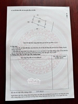 bán đất tại đông anh, xã kim chung, đông anh, hà nội, 145 triệu / m2, 90 m2