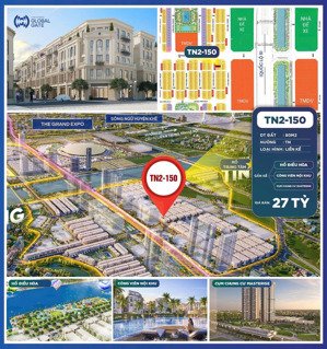 bán gấp giá tốt căn liền kề thiên nga 2-150 vinhomes global gate