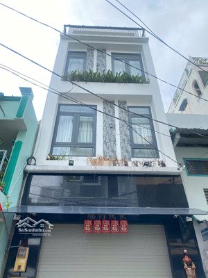 gần đầm sen! nhà mới đẹp 4 tấm hẻm 6m hồng bàng p1. dt: (3,8x14)m giá: 8,5 tỷ(tl)