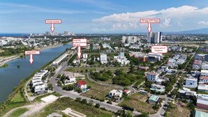 bán đất biệt thự đường 15m song hào việt biệt thự vip dọc sông cổ cò giá chỉ 60tr/m2