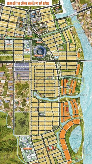 chuyên phân phối đất biệt thự 300m2-2000m2 view kênh- view sông cổ cò khu fpt đà nẵng giá tốt nhất