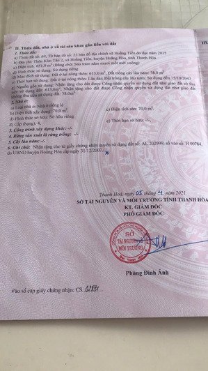 3tr/m đất nhà ngay trung tâm dân cư biển hải tiến cần bán.