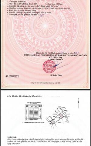 Bán nhà mặt tiền hẻm 894 nguyễn xiển , Long Bình, TP Thủ Đức