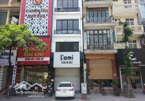 bán nhà mặt phố phố chùa láng, giá thỏa thuận, 112m2, 9 tầng, mặt tiền 6.2m, sổ đỏ cc.