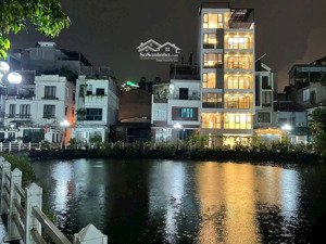 bán nhà mặt hồ ngọc thụy ngõ thông hồng tiến ngay gần mipec long biên và cầu long biên.