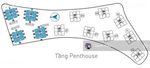 bán 2pn the prive all in 9,150tỷ view trực diện lanmark 81 dt 81 m2 tòa 7 hoặc tòa 5 view sông trọn