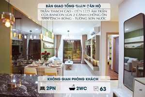 chỉ 1,7 tỷ - 53m2-2pn bcons solary - hướng đông nam - gần tuyến metro - nh hỗ trợ vay 80%
