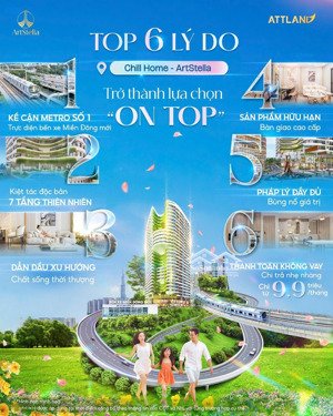 cc artstella gần ga metro số 1, vườn treo 7 tầng, góp 0.5%/tháng, 21% nhận nhà, bidv cho vay