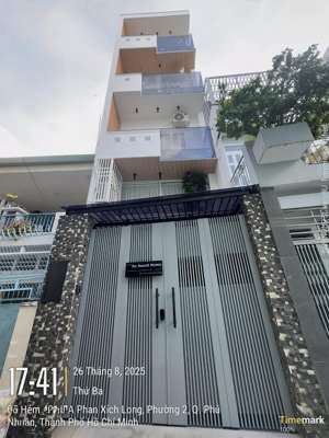 khu hiếm - phan xích long (4.5 x 15) - 4tầng (5p ngủ) hẻm oto thông chỉ hơn 13tỷ