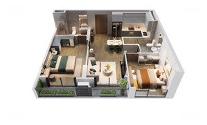 chuyển nhượng căn hộ vinhomes ocean park the beverly: 2pn dt 62m2 giá 4.080 tỷ, lh/zl : 