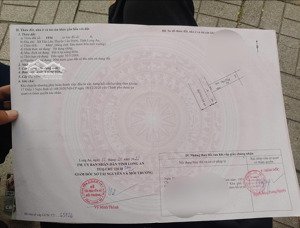 đất nền kdc tân lân residence mặt tiền ql50, 700tr / nền