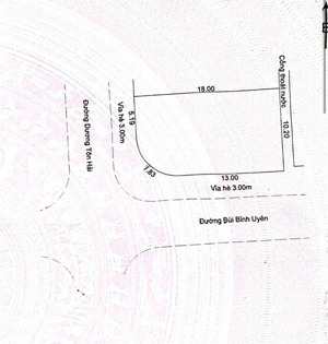 chỉnh chủ! bán lô góc 2 mặt tiền 178m2 đường dương tôn hải và bùi bỉnh uyên - chỉ 9,x tỷ