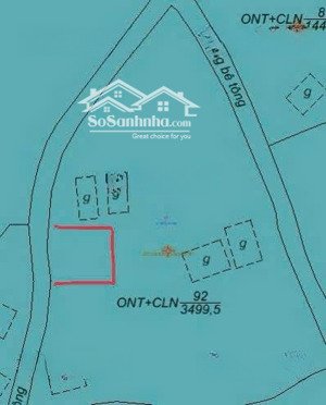 bán đất quốc lộ 6, 288 triệu, 222m2, pháp lý đầy đủ, mặt tiền rộng 14.9m, ngõ 4m, hot!