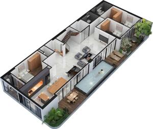 Bán căn Penhouse 350m2 tại Sunshine Golden River, view Sông Hồng, tiềm năng tăng giá rất tốt. Dòng bđs hạng sang chỉ 1xx tr/m2 kiếm đâu ra Quận Tây Hồ.