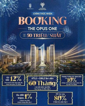 căn hộ đẳng cấp opus one chuẩn sống thượng lưu tại vinhomes grand park