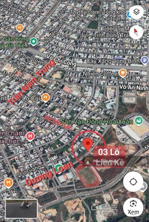 bán đất đường dương loan hòa xuân