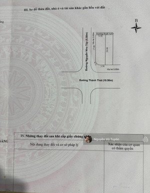 bán lô góc 2 mặt tiền đường thành thái - vị trí kinh doanh