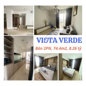 bán căn hộ 2pn 74m2 chung cư vista verde, sổ hồng trao tay, giá bán 8.26 tỷ đồng