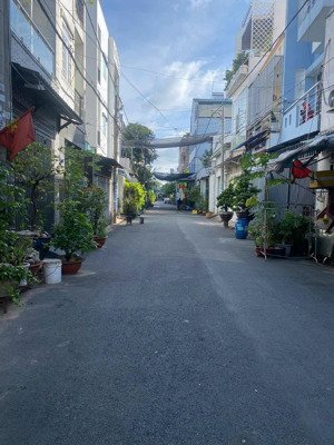 siêu phẩm mới cứng 4x14m2 3 lầu sân thượng hẻm 8m thông vườn lài giá chỉ 7.4 tỷ lh 