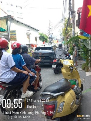 bán nhà khu vip phan xích long phú nhuận, hẻm xe hơi thông, 60m 4,5 x15m 5tâng 6pn full nội thất