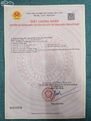 Bán đất Anh Dũng - Dương Kinh - Hải Phòng