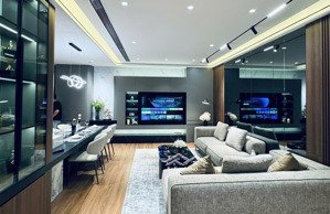 chính chủ bán ch 230m2, 4n3vs, full nội thất, ban công đn giá 11,9 tỷ tại tsq mỗ lao. lh 