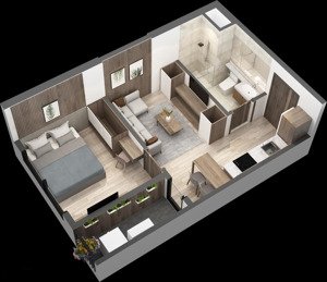 bán căn 1pn toà căn hộ cao cấp nhất phân khu oasis, toà spremium, giá tốt